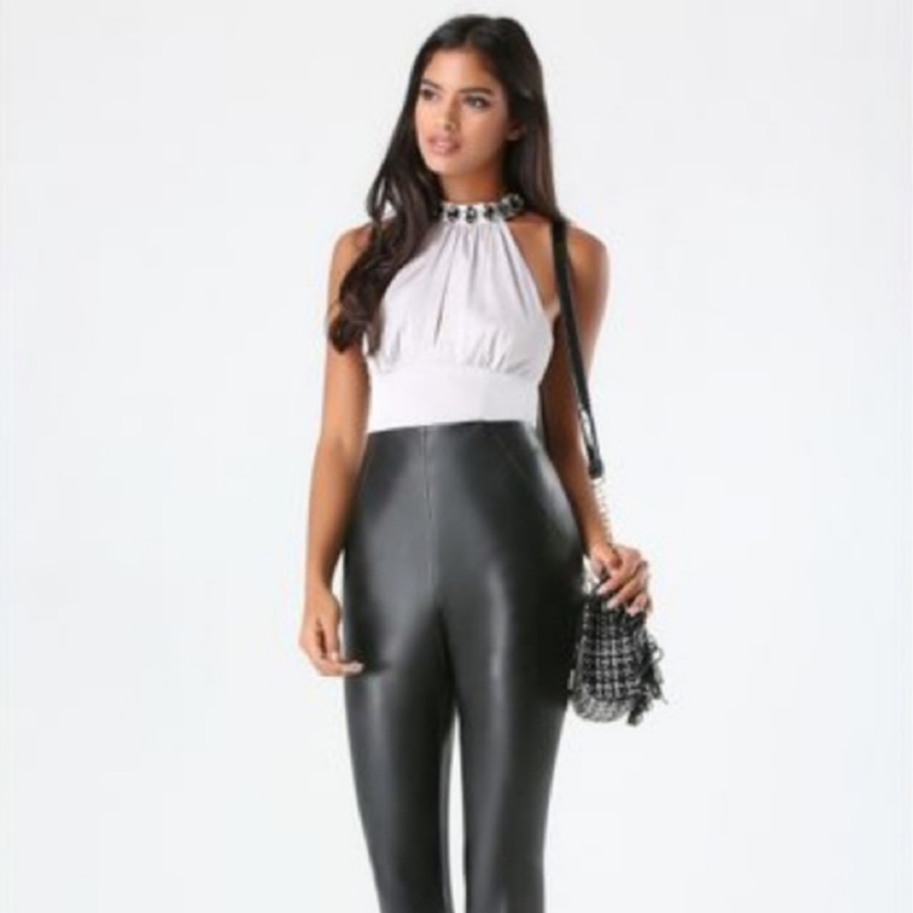 Bebe Jeweled Corset Top